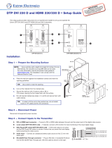 Extron DTP DVI 230 D User manual