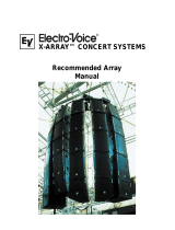 Electro-Voice X-Array XCN Owner's manual