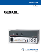 Extron electronics DVI-RGB 200 User manual