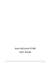 Acer beTouch E140 Owner's manual
