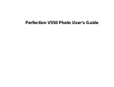 Epson Perfection V550 Photo User manual