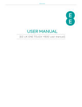 Alcatel OneTouch Y800I EE User manual