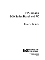 HP Jornada 600 Series User manual
