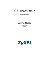 ZyXEL Communications GS-4012F User guide