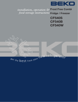 Beko CF540W User manual