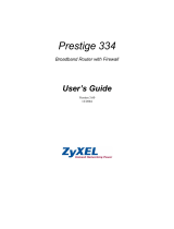 ZyXEL Communications P-334 User manual