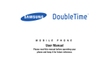 Samsung Double Time AT&T User manual