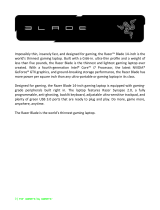 Razer Blade Owner's manual