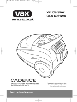 Vax Cadence Owner's manual