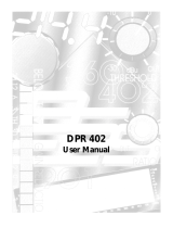 BSS Audio DPR-402 User manual