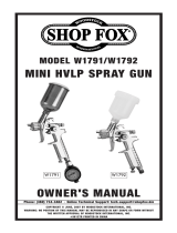 Shop fox W1792 Owner's manual