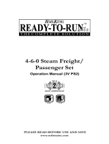 MTH 4-6-0 Steam Freight/Passenger Set Operating instructions