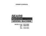 Sears 385. 1264180 User manual