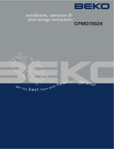 Beko CFMD7852X User manual