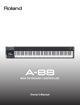 Roland A-88 Owner's manual