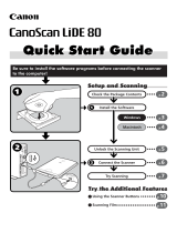 Canon LIDE 80 User manual