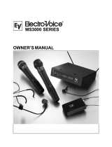 Electro-Voice MS3000 Series User manual