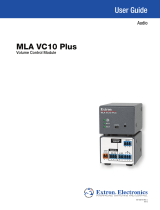 Extron MLA-VC10 User manual