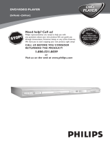 Philips DVD Player DVP640/ DVP642 User manual