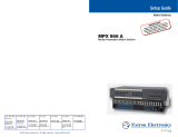 Extron MPX 866 A User manual