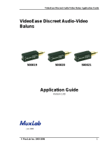 Crestron Discreet Audio-Video Baluns User guide