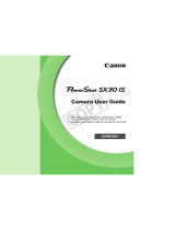 Canon PowerShot SX30 IS User manual