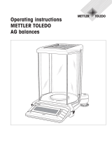 Mettler Toledo AG Operating instructions