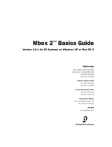 Avid Mbox 2 User guide