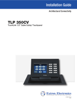 Extron TouchLink TLP 350CV User manual