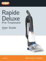 Vax Rapide Deluxe Pre-Treatment User manual