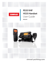 Simrad RS35 VHF and HS35 Handset Owner's manual