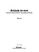 D-Link Express Ethernetwork DI-704P Owner's manual