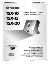 Yamaha TSX-20 User manual