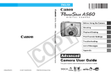Canon PowerShot A560 - Digital Camera - Compact User guide