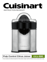 Cuisinart CCJ-100 - Citrus Pro Juicer User manual