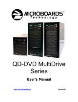 MicroBoards Technology QD CD/DVD Duplicator User manual