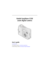 Kodak CW330 - 4MP 3x Optical/5x Digital Zoom Camera User manual