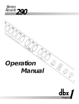 dbx 290 Owner's manual