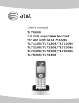 AT&T TL72408 User manual