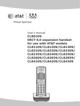 VTech CL81309 - AT&T DECT 6.0 User manual