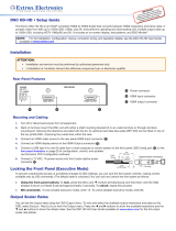 Extron electronics DSC HD-HD User manual