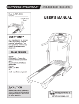 ProForm 480 CX Owner's manual