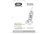 Vax performance V-008 User manual