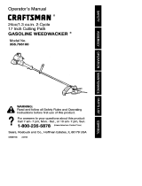 Weed Eater 358.7951 User manual