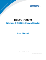Billion BiPAC 7300W User manual