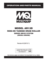MQ Multiquip AR13D User manual