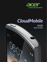 Acer CloudMobile S500 User manual