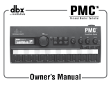 dbx PMC16 Owner's manual
