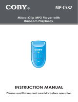 COBY electronic MP-C951 User manual