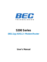BEC 5200 Series Owner's manual